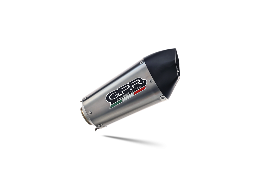 GPR auspuff kompatibel mit  Bmw R Nine-T 1200 -Pure -Racer -Scrambler -Urban G-S 2013-2016, New Grand Prix Evo Titanium, Zugelassener legaler Slip-On-Auspuff mit Abe, einschließlich abnehmbarem DB-Killer und Verbindungsrohr 
