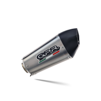 GPR auspuff kompatibel mit  Bmw R Nine-T 1200 -Pure -Racer -Scrambler -Urban G-S 2013-2016, New Grand Prix Evo Titanium, Zugelassener legaler Slip-On-Auspuff mit Abe, einschließlich abnehmbarem DB-Killer und Verbindungsrohr 