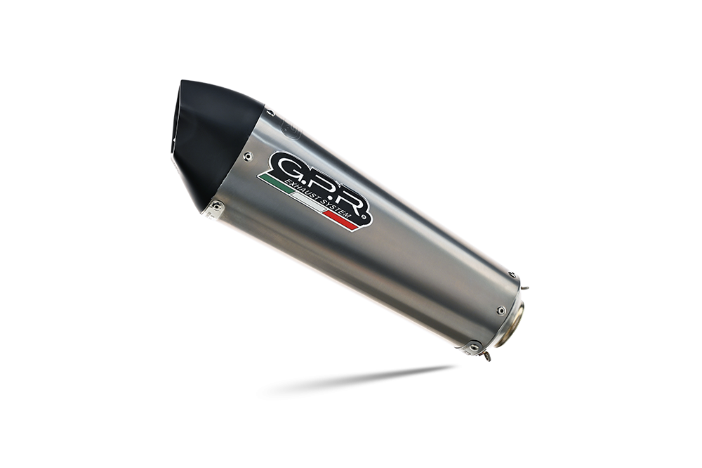 GPR auspuff kompatibel mit  Suzuki Gsx-S 1000 GX 2024-2025, New Grand Prix Evo Titanium, Zugelassener legaler Slip-On-Auspuff mit Abe, einschließlich abnehmbarem DB-Killer und Verbindungsrohr 