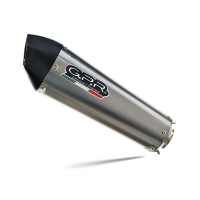 GPR auspuff kompatibel mit  Suzuki Gsx-S 1000 GX 2024-2025, New Grand Prix Evo Titanium, Zugelassener legaler Slip-On-Auspuff mit Abe, einschließlich abnehmbarem DB-Killer und Verbindungsrohr 