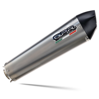 GPR auspuff kompatibel mit  Bmw F 700 Gs 2011-2015, New Grand Prix Evo Titanium, Zugelassener legaler Slip-On-Auspuff mit Abe, einschließlich abnehmbarem DB-Killer und Verbindungsrohr 