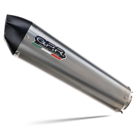 GPR auspuff kompatibel mit  Bmw F 850 Gs -Adventure 2018-2020, New Grand Prix Evo Titanium, Zugelassener legaler Slip-On-Auspuff mit Abe, einschließlich abnehmbarem DB-Killer und Verbindungsrohr 