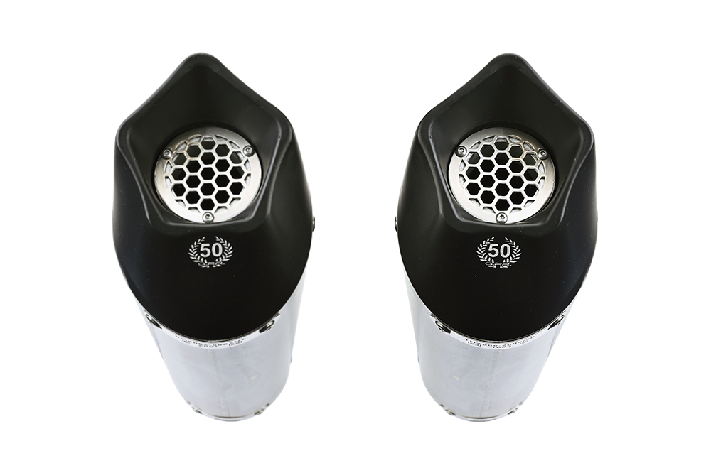 GPR auspuff kompatibel mit  Bmw K 1600 Gt 2022-2025, New Grand Prix Evo Titanium, Doppelt homologierter legaler Slip-On-Auspuff mit ABE, einschließlich abnehmbarer DB-Killer und verbindungsrohre 