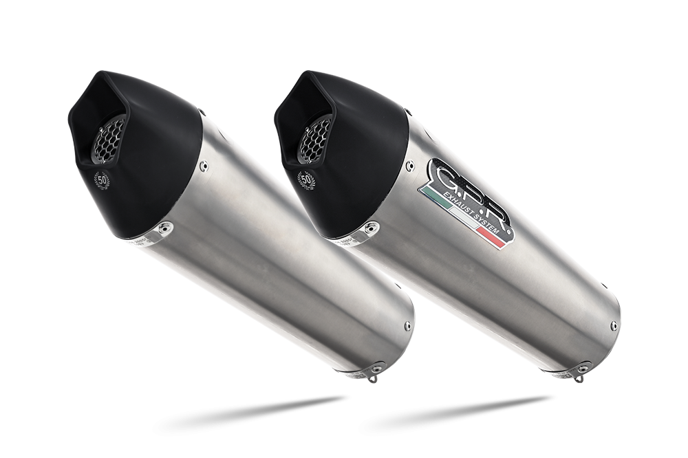 GPR auspuff kompatibel mit  Bmw K 1600 Gt 2022-2025, New Grand Prix Evo Titanium, Doppelt homologierter legaler Slip-On-Auspuff mit ABE, einschließlich abnehmbarer DB-Killer und verbindungsrohre 