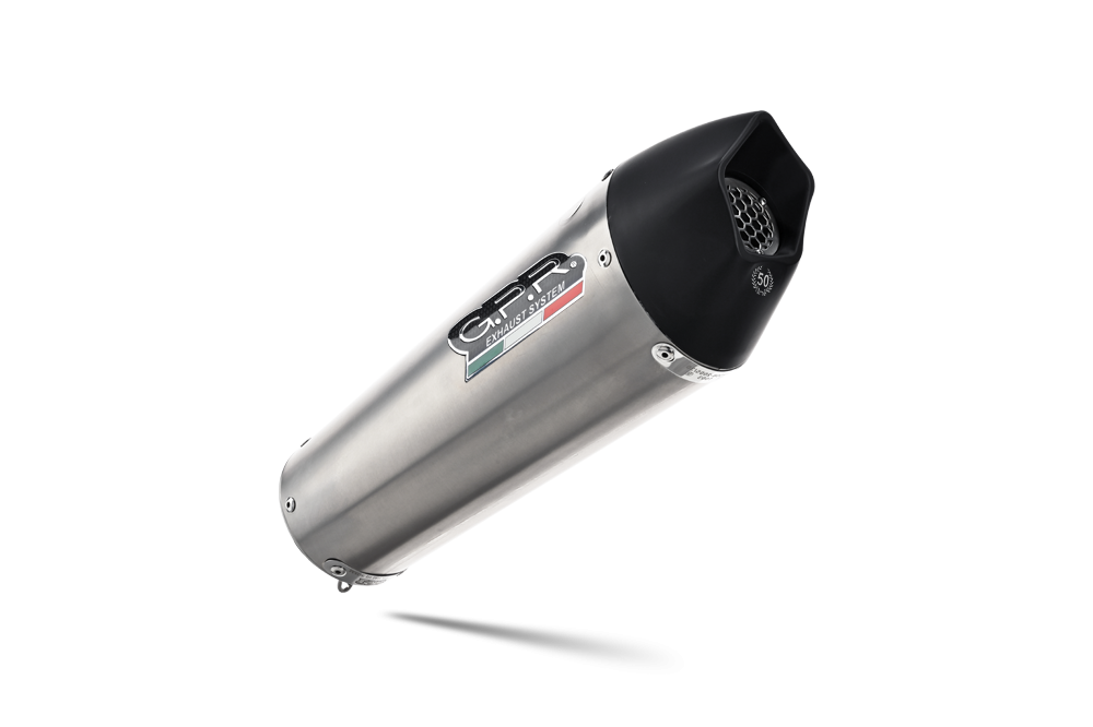 GPR auspuff kompatibel mit  Bmw F 800 Gt 2017-2019, New Grand Prix Evo Titanium, Zugelassener legaler Slip-On-Auspuff mit Abe, einschließlich abnehmbarem DB-Killer und Verbindungsrohr 