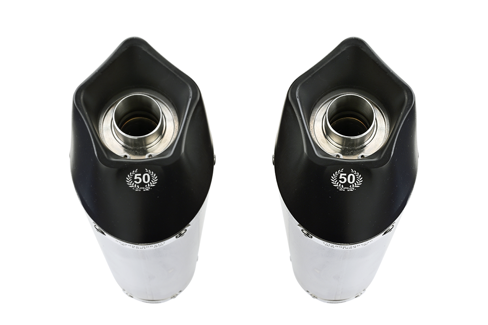 GPR auspuff kompatibel mit  Bmw K 1600 Gt 2010-2016, New Grand Prix Evo Titanium, Doppelt homologierter legaler Slip-On-Auspuff mit ABE, einschließlich abnehmbarer DB-Killer und verbindungsrohre 