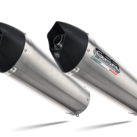 GPR auspuff kompatibel mit  Bmw K 1600 Gt 2010-2016, New Grand Prix Evo Titanium, Doppelt homologierter legaler Slip-On-Auspuff mit ABE, einschließlich abnehmbarer DB-Killer und verbindungsrohre 