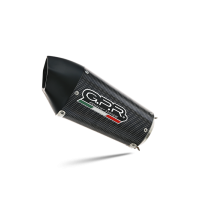 GPR auspuff kompatibel mit  Bmw S 1000 RR -M  2010-2014, New Grand Prix Evo Poppy, Zugelassener legaler Slip-On-Auspuff mit Abe, einschließlich abnehmbarem DB-Killer und Verbindungsrohr 