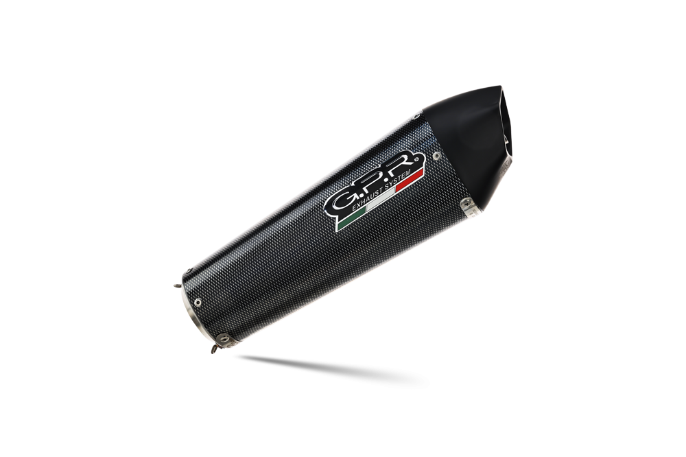 GPR auspuff kompatibel mit  Bmw F 800 R 2015-2016, New Grand Prix Evo Poppy, Zugelassener legaler Slip-On-Auspuff mit Abe, einschließlich abnehmbarem DB-Killer und Verbindungsrohr 