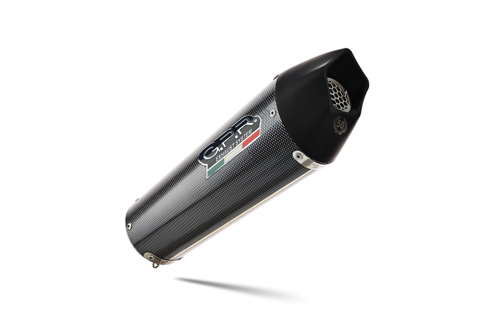 GPR auspuff kompatibel mit  Bmw F 800 R 2017-2019, New Grand Prix Evo Poppy, Zugelassener legaler Slip-On-Auspuff mit Abe, einschließlich abnehmbarem DB-Killer und Verbindungsrohr 