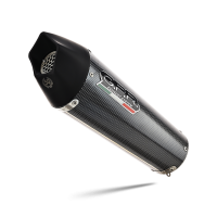 GPR auspuff kompatibel mit  Bmw F 900 XR-R 2020-2025, New Grand Prix Evo Poppy, Zugelassener legaler Slip-On-Auspuff mit Abe, einschließlich abnehmbarem DB-Killer und Verbindungsrohr 