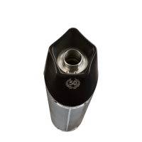 GPR auspuff kompatibel mit  Bmw S 1000 RR -M  2010-2014, New Grand Prix Evo Poppy, Zugelassener legaler Slip-On-Auspuff mit Abe, einschließlich abnehmbarem DB-Killer und Verbindungsrohr 