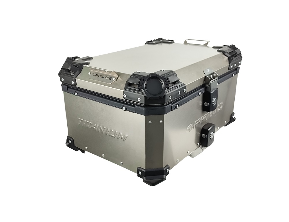 GPR TECH TOPCASE ALPI-TECH 55 LTTopcase aus Titanium mit Universalplatte inklusive Kapazität Liter 55