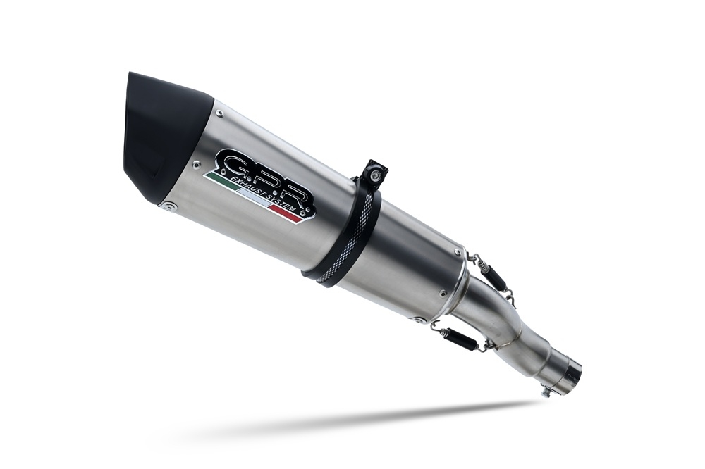 GPR auspuff kompatibel mit  Aprilia Tuono 1100 V4 Rr 2021-2024, New Grand Prix Evo Titanium, Zugelassener legaler Slip-On-Auspuff mit Abe, einschließlich abnehmbarem DB-Killer,katakysator und Verbindungsrohr 