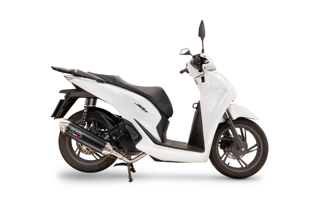 GPR auspuff kompatibel mit  Honda SH 125 2024-2025, Furore-X Scooter, Homologierte auspuff für lärm mit verbindungsrohr und katalysator 