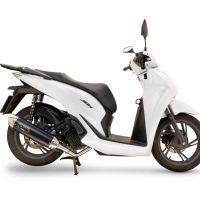 GPR auspuff kompatibel mit  Honda SH 125 2024-2025, Furore-X Scooter, Homologierte auspuff für lärm mit verbindungsrohr und katalysator 