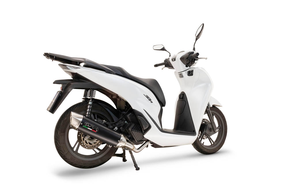 GPR auspuff kompatibel mit  Honda SH 125 2024-2025, Furore-X Scooter, Homologierte auspuff für lärm mit verbindungsrohr und katalysator 