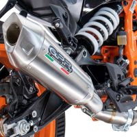 GPR auspuff kompatibel mit  Husqvarna Svartpilen 701 2018-2020, New Grand Prix Evo Titanium, Zugelassener legaler Slip-On-Auspuff mit Abe, einschließlich abnehmbarem DB-Killer und Verbindungsrohr 