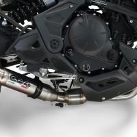 GPR auspuff kompatibel mit  Kawasaki Ninja 650 2023-2025, Deeptone Inox, Kompletter Rennauspuff, geliefert mit spezifischem Krümmer, Artikel ohne Homologation 