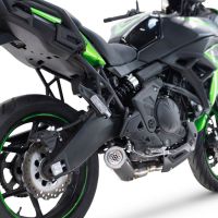 GPR auspuff kompatibel mit  Kawasaki Versys 650 2023-2025, M3 Black Titanium, Racing-Komplettsystem-Auspuff, einschließlich Krümmer und abnehmbarem DB-Killer 