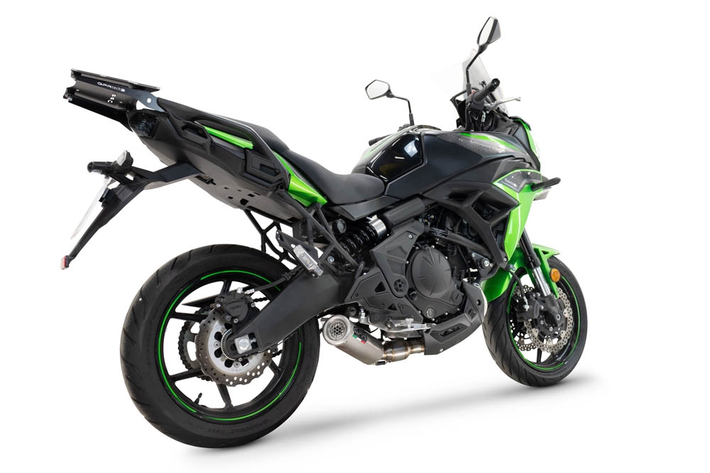 GPR auspuff kompatibel mit  Kawasaki Versys 650 2023-2025, M3 Inox , Kompletter Rennauspuff, geliefert mit spezifischem Krümmer, Artikel ohne Homologation 