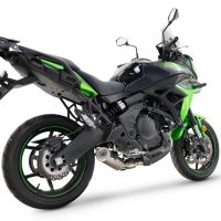 GPR auspuff kompatibel mit  Kawasaki Versys 650 2023-2025, M3 Inox , Kompletter Rennauspuff, geliefert mit spezifischem Krümmer, Artikel ohne Homologation 