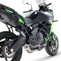 GPR auspuff kompatibel mit  Kawasaki Versys 650 2023-2025, M3 Inox , Kompletter Rennauspuff, geliefert mit spezifischem Krümmer, Artikel ohne Homologation 