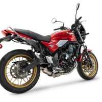 GPR auspuff kompatibel mit  Kawasaki Z 650 RS 2024-2025, Deeptone Inox, Kompletter Rennauspuff, geliefert mit spezifischem Krümmer, Artikel ohne Homologation 