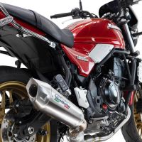 GPR auspuff kompatibel mit  Kawasaki Z 650 RS 2024-2025, GP-Revo Titanium, Homologierte auspuff für lärm mit verbindungsrohr und katalysator 