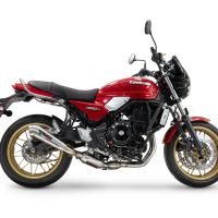 GPR auspuff kompatibel mit  Kawasaki Z 650 RS 2024-2025, Powercone Evo, Homologierte auspuff für lärm mit verbindungsrohr und katalysator 