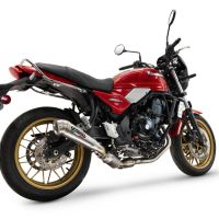 GPR auspuff kompatibel mit  Kawasaki Z 650 RS 2024-2025, Powercone Evo, Homologierte auspuff für lärm mit verbindungsrohr und katalysator 