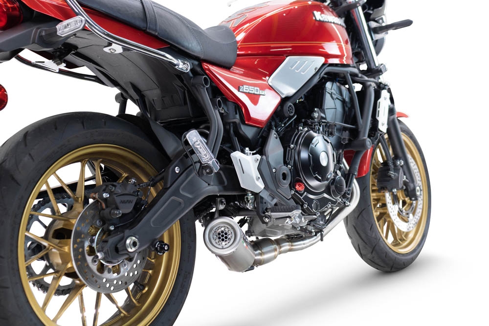 GPR auspuff kompatibel mit  Kawasaki Z 650 RS 2024-2025, M3 Inox , Kompletter Rennauspuff, geliefert mit spezifischem Krümmer, Artikel ohne Homologation 