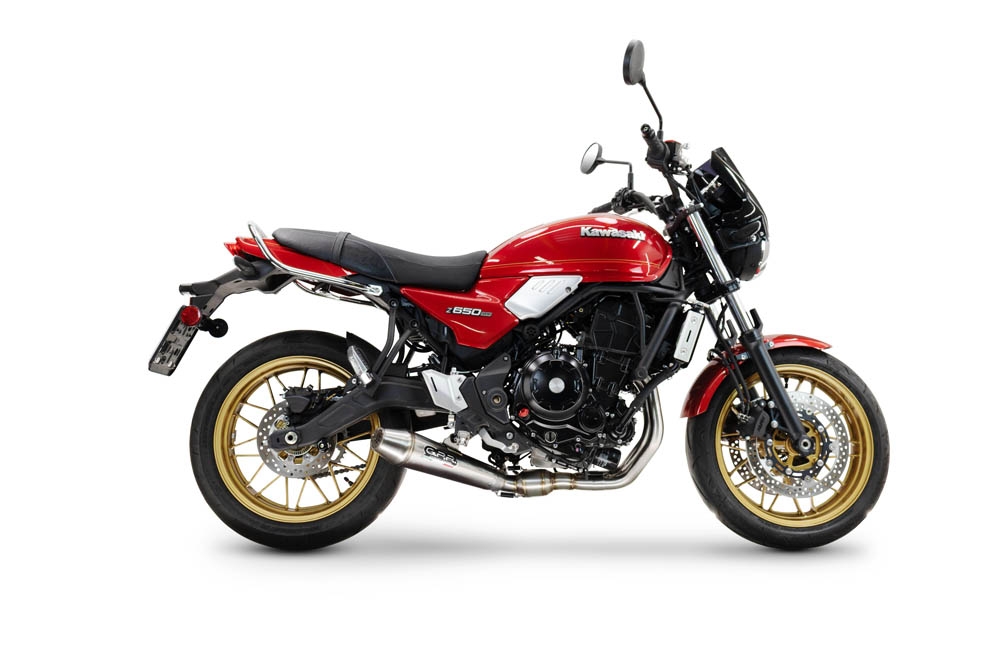 GPR auspuff kompatibel mit  Kawasaki Z 650 RS 2024-2025, Ultracone, Kompletter Rennauspuff, geliefert mit spezifischem Krümmer, Artikel ohne Homologation 