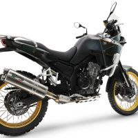 GPR auspuff kompatibel mit  Kove 800X 2024-2026, Dual Inox, Racing Slip-on, inkl. Verbindungsrohr, herausnehmbarem DB-Killer, ohne ABE 