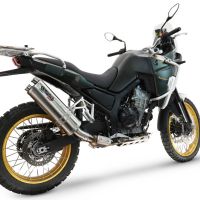 GPR auspuff kompatibel mit  Kove 800X 2024-2026, Dual Inox, Racing Slip-on, inkl. Verbindungsrohr, herausnehmbarem DB-Killer, ohne ABE 