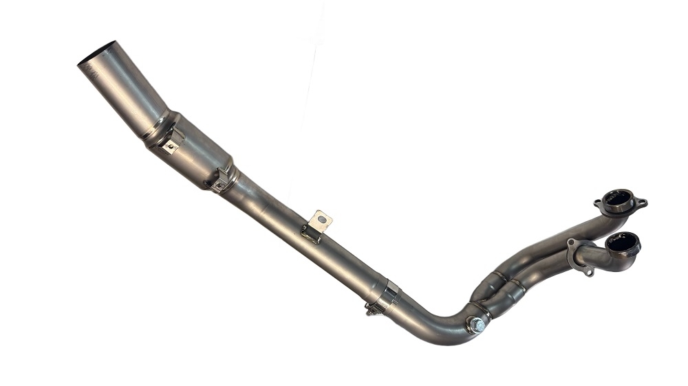GPR auspuff kompatibel mit  Kove 800X 2024-2026, Decatalizzatore RACING, Decat Pipe, Katalysatorabscheider, artikel ohne Genehmigung 