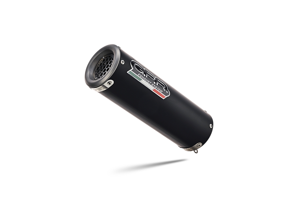 GPR auspuff kompatibel mit  Ducati Diavel 1198 2011-2016, M3 Black Titanium, Rennauspuff, mit Verbindungsrohren, Artikel ohne Genehmigung 