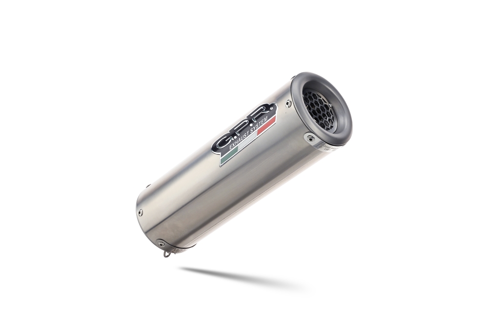 GPR auspuff kompatibel mit  Moto Guzzi V85 TT 2019-2020, M3 Inox , Rennauspuff, mit Verbindungsrohren, Artikel ohne Genehmigung 