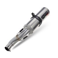 GPR auspuff kompatibel mit  Moto Guzzi V85 TT 2019-2020, M3 Inox , Rennauspuff, mit Verbindungsrohren, Artikel ohne Genehmigung 