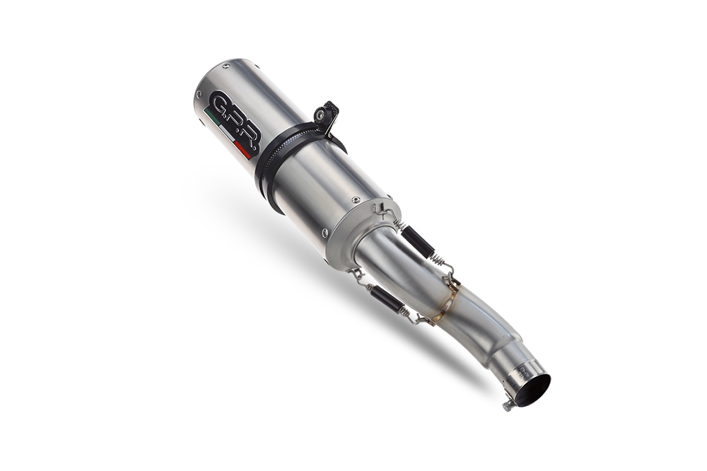 GPR auspuff kompatibel mit  Kawasaki Ninja 650 2023-2025, M3 Black Titanium, Racing-Komplettsystem-Auspuff, einschließlich Krümmer und abnehmbarem DB-Killer 