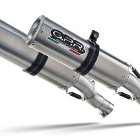 GPR auspuff kompatibel mit  Kawasaki Z 1000 Sx 2011-2016, M3 Inox , Doppelter Rennauspuff, mit Verbindungsrohren, Artikel ohne Genehmigung 