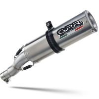 GPR auspuff kompatibel mit  Moto Guzzi V85 TT 2019-2020, M3 Inox , Rennauspuff, mit Verbindungsrohren, Artikel ohne Genehmigung 