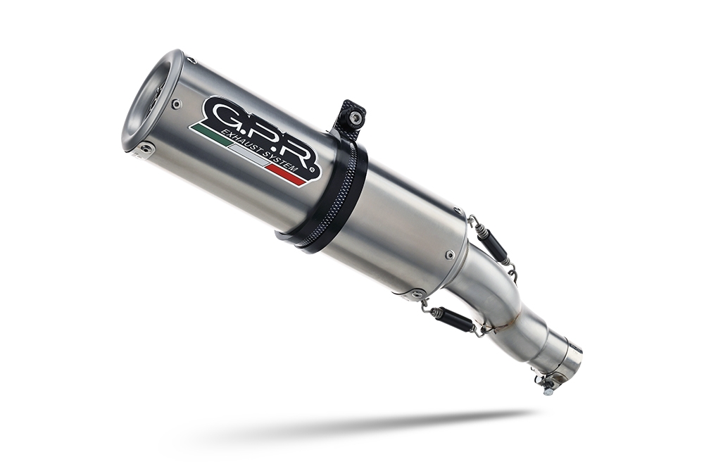 GPR auspuff kompatibel mit  Kawasaki Ninja 650 2023-2025, M3 Black Titanium, Racing-Komplettsystem-Auspuff, einschließlich Krümmer und abnehmbarem DB-Killer 