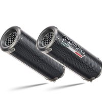 GPR auspuff kompatibel mit  Kawasaki Z 1000 Sx 2011-2016, M3 Poppy , Doppelter Rennauspuff, mit Verbindungsrohren, Artikel ohne Genehmigung 