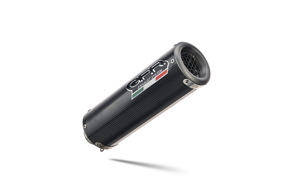 GPR auspuff kompatibel mit  Moto Guzzi V85 TT 2019-2020, M3 Poppy , Rennauspuff, mit Verbindungsrohren, Artikel ohne Genehmigung 