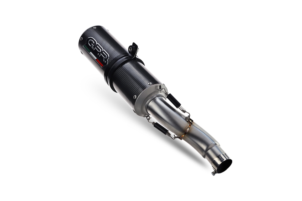 GPR auspuff kompatibel mit  Cf Moto 300 NK 2022-2024, M3 Poppy , Racing-Komplettsystem-Auspuff, einschließlich Krümmer und abnehmbarem DB-Killer 