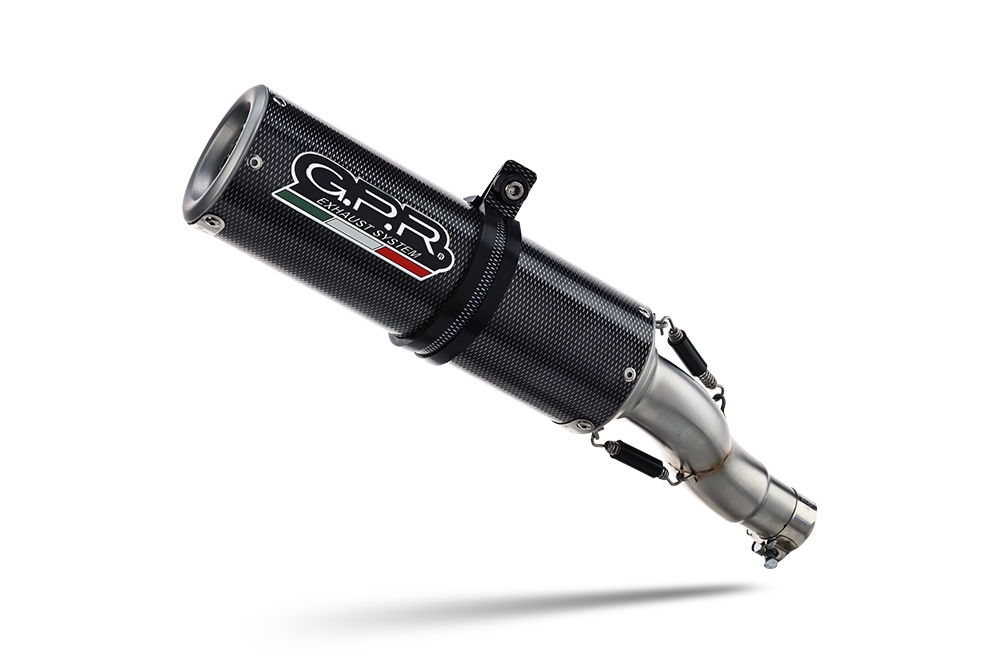 GPR auspuff kompatibel mit  Cf Moto 300 NK 2022-2024, M3 Poppy , Racing-Komplettsystem-Auspuff, einschließlich Krümmer und abnehmbarem DB-Killer 