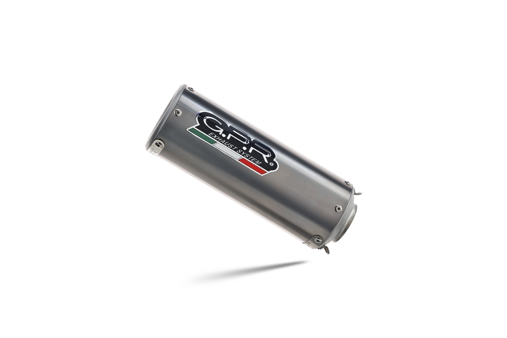 GPR auspuff kompatibel mit  Honda Cbr 1000 Rr 2014-2016, M3 Titanium Natural, Rennauspuff, mit Verbindungsrohren, Artikel ohne Genehmigung 