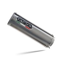 GPR auspuff kompatibel mit  Ducati Diavel 1198 2011-2016, M3 Titanium Natural, Rennauspuff, mit Verbindungsrohren, Artikel ohne Genehmigung 