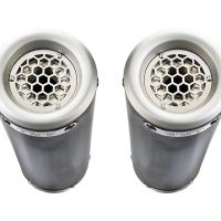 GPR auspuff kompatibel mit  Ducati 998 -R -FE  2001-2004, M3 Titanium Natural, Doppelt homologierter legaler Slip-On-Auspuff mit ABE, einschließlich abnehmbarer DB-Killer und verbindungsrohre 